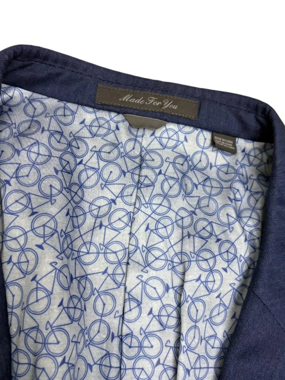 INDOCHINO WOOL Blazer Sport Coat Bicycle Luxury Business Formal Jacket Mens 48R